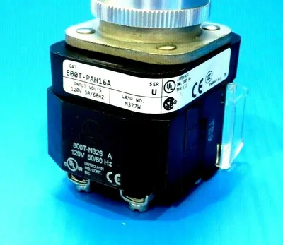NEW ALLEN BRADLEY 800T-PAH16A PUSH BUTTON CONTACT 800TPAH16A