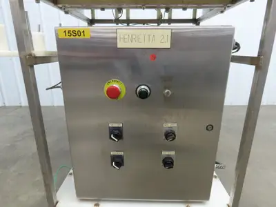 Jost FDLT 60/-35x400 Vibratory Hopper Dosing Feeder Discharge Conveyor Cart 115V