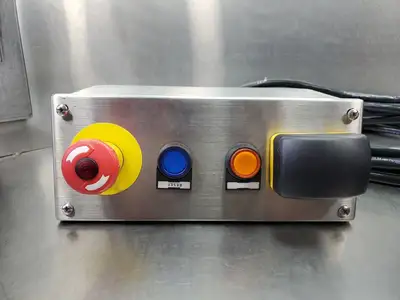 USED Hoffmann/Allen-Bradley E4PBGXSS Enclosure Box w/AB 800Z-GL2 & 3 Switches