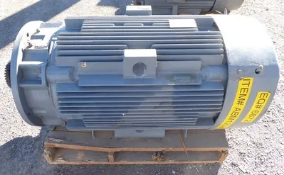 General Electric 200 HP Electric Motor Frame 449TSD 1800 RPM 4160 Volt Rebuilt