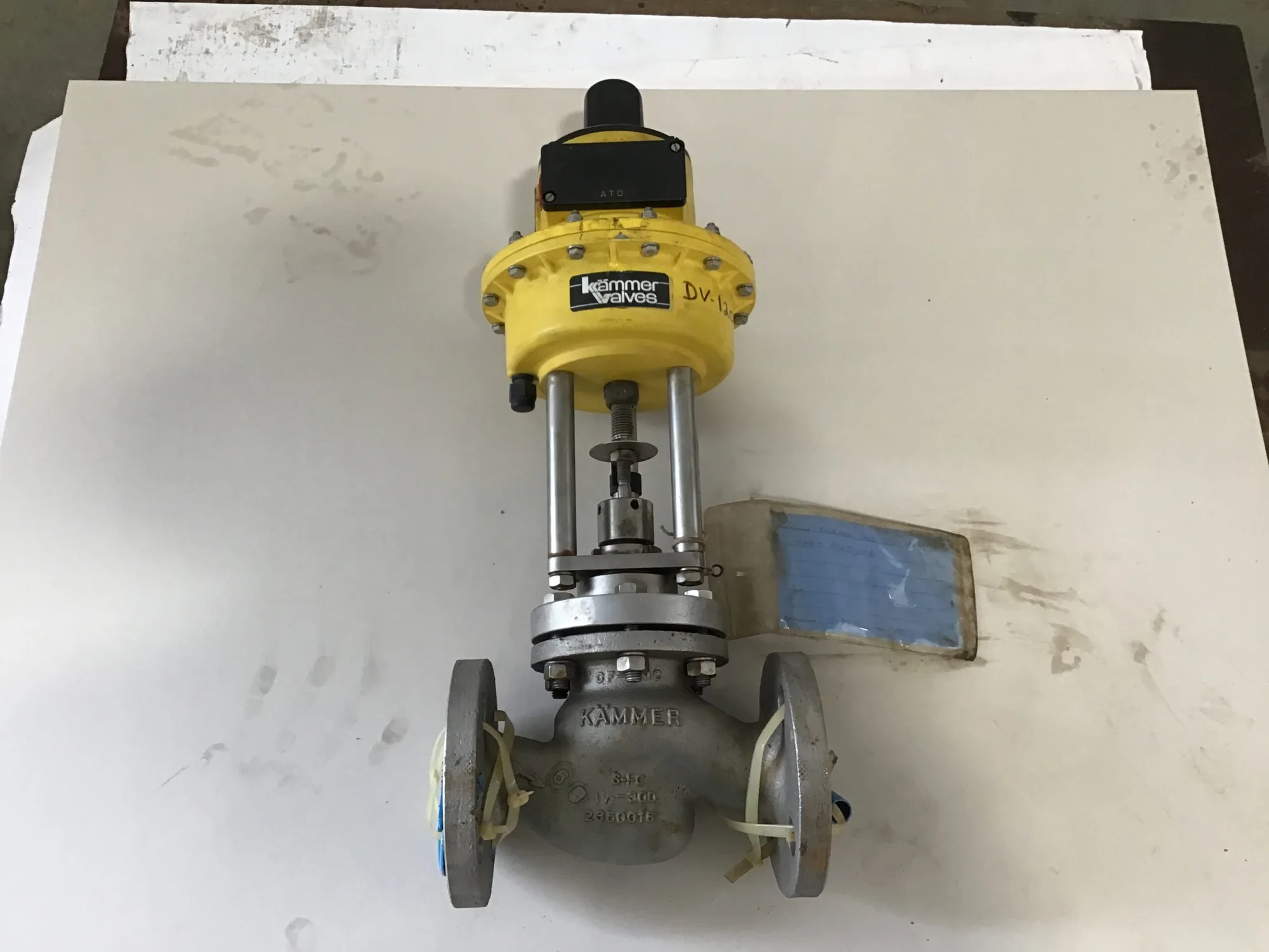 Kammer Valves 35038-I/P Actuator Stainless Valves 1-1/2″ Spring Range 13-27