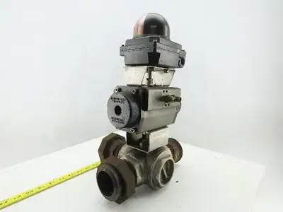 Durair II AP075N Pneumatic Actuator W/2" NPT 3 Way Valve