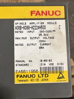 FANUC A06B-6088-H222/H500 SPINDLE AMPLIFIER