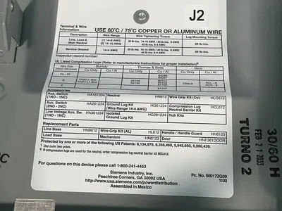 New | in-Stock SIEMENS HNF361 Circuit Breakers Ohio US | HGR 24 #1277782