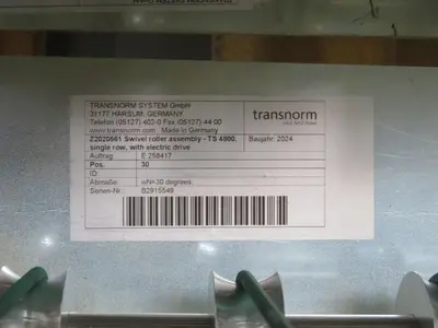 Used TRANSNORM Z2020561 Conveyor Parts Texas US | Aucto #1459904