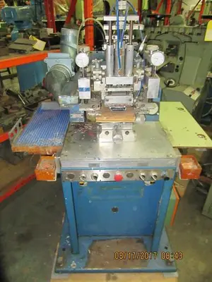 9251-700 Auto Roll Pad Printing Machine Model Micronic 100