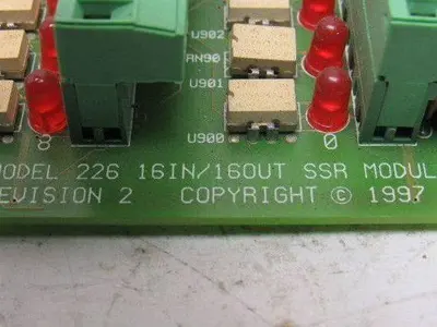 Sciemetric Model 226 Rev 2 16 Channel I/O SSR Solid State Relay Module