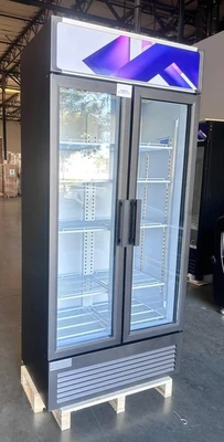 168-0021 AC SDGRX-H 36" Two Glass Door Self Contained Cooler