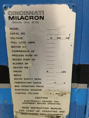 USED CINCINNATI MILACRON CDD-100
