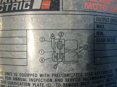 Used REEVES RR363950001YS / R363950001 Motors (misc) Ohio US | HGR 24 #1517052