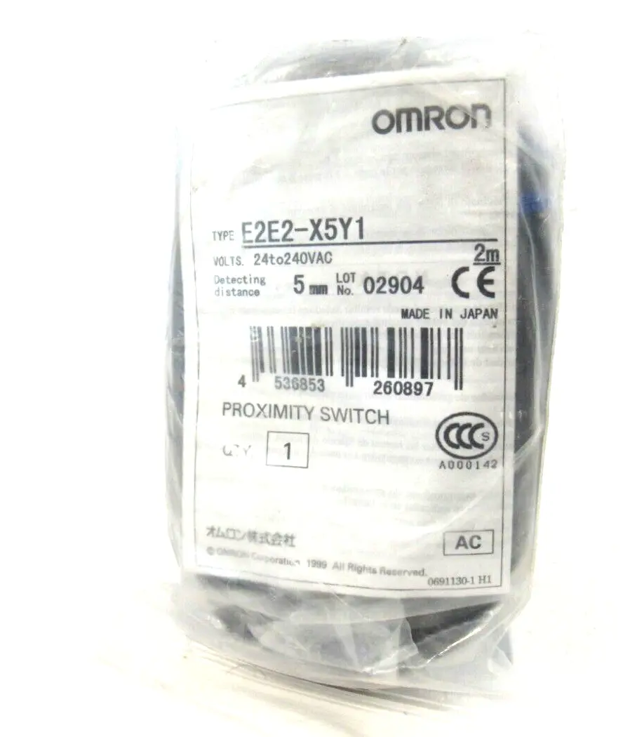 NEW OMRON E2E2-X5Y1 PROXIMITY SWITCH E2E2X5Y1
