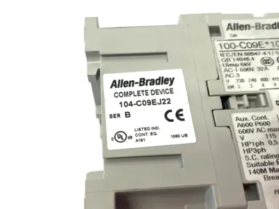 New | in-Stock Allen-Bradley Ser. B Reversing Contactor, 3-Main, 2 NO, 2 NC. Aux. PLC Contactors Michigan US | Maverick Industrial Sales #1396147