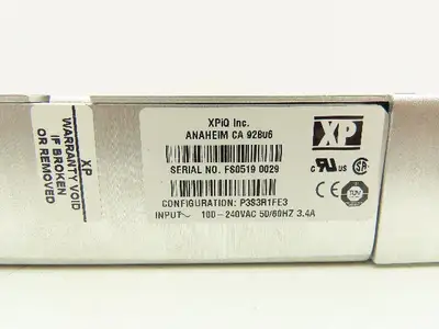 XPiQ XP Power P3S3R1FE3 PLC Power supply Module 100-240V 3.4A