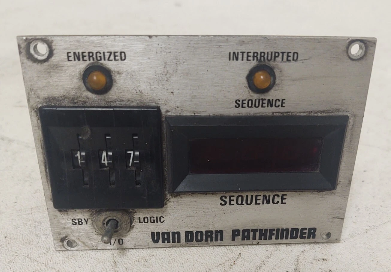 🔥 VAN DORN PATHFINDER SEQUENCE LOGIC DISPLAY MODULE