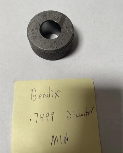 Bendix .7499 Dia PLAIN BORE RING GAGE