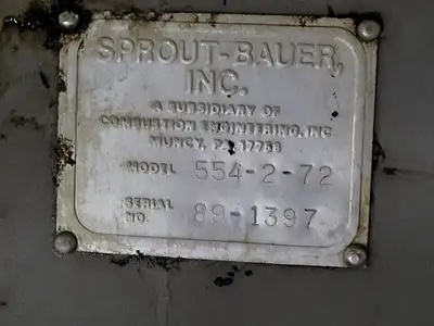 USED SPROUT-BAUER 554-2-72