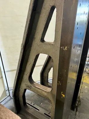 20" WIDE X 100" TALL X 38" DEEP ANGLE PLATE SET. STOCK # 0364524