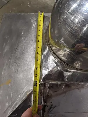 200 Gallon SS Square Hopper