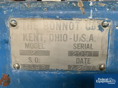 USED Bonnot Bonnot Single Screw Extruder