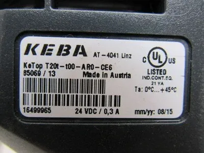 KEBA T20T-T00-AR0-CE6 Teach Pendant
