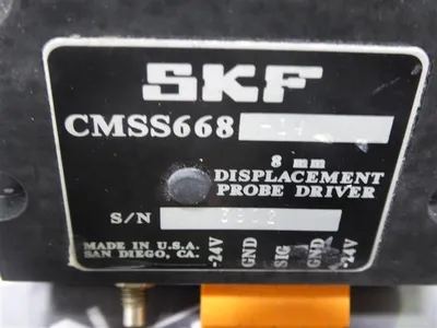 SKF CMSS668-14 8mm Displacement Probe Driver Used