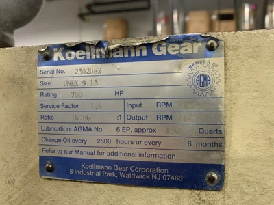180mm Milacron/Gamma Meccanica Recycling System, New In 2010