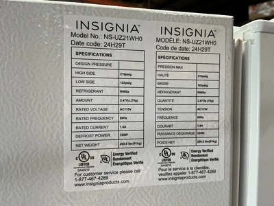 USED INSIGNIA NS-UZ21WH0