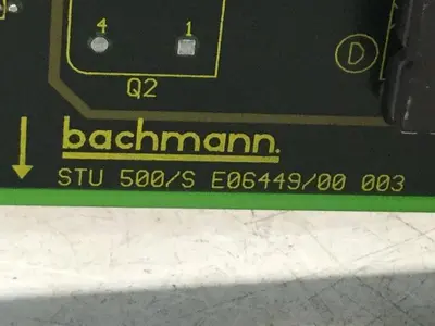 USED BACHMANN ELECTRONIC STU500/S E06449/00 003