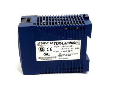 2750P-2.1A,2750P2A1 | Eurotherm 2750P-2.1A Power Supply 115/230VAC 24VDC 50W 2750P2A1 - Used