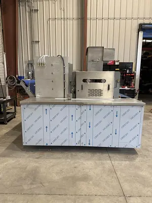 APV 48" Two Roll Extruder with Ultrasonic Guillotine Cutter