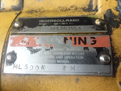 USED INGERSOLL-RAND ML500K