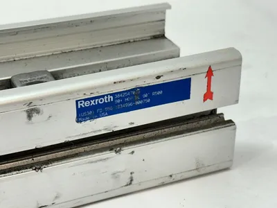 USED BOSCH REXROTH CONVEYOR ALUMINUM HORIZONTAL CURVE 90+ HOR AL 90°
