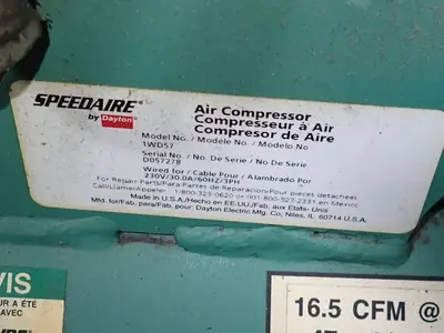 USED SPEEDAIRE 1WD57
