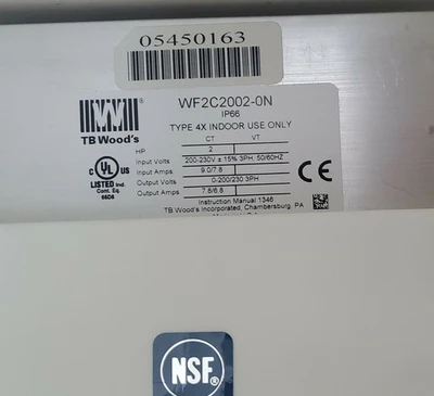 NEW TB Wood's WF2C2002-0N