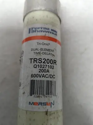 Used FERRAZ SHAWMUT TRS200R Miscellaneous Equipment (Electrical & Power) Ohio US | Surplus Asset Holdings #1240585