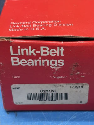 New | in-Stock Link Belt Rexnord U231NL Bearings Indiana US | J&J Industrial Supply #1513171