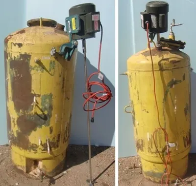 QTY. 1. VERTICAL PRESSURE VESSEL (REACTOR) WITH MI...