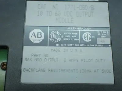 Used ALLENBRADLEY 1771OBD/B PLC Input & Output Ohio US | HGR 24 #879750