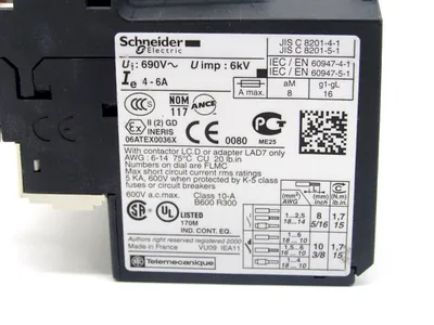 NEW SCHNEIDER ELECTRIC LRD-10 THERMAL OVERLOAD RELAY LRD10