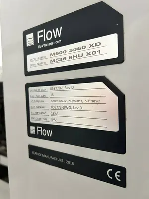 2018 FLOW Mach 500 3060 Waterjet Cutters | Machnet (11)