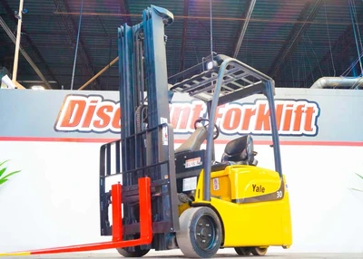 Used 2008 YALE ERP030VTN 3-Wheel Sit down Electric Counterbalance Forklifts Colorado US | Discount Forklift #1399028