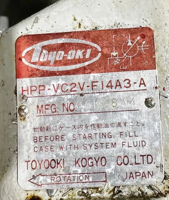 TOYO-OKI HPP-VC2V-FI4A3-A HYDRAULIC PUMP