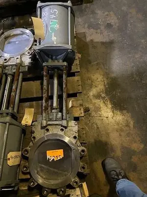 USED WEY PNEUMATIC KNIFE  GATE VALVE
