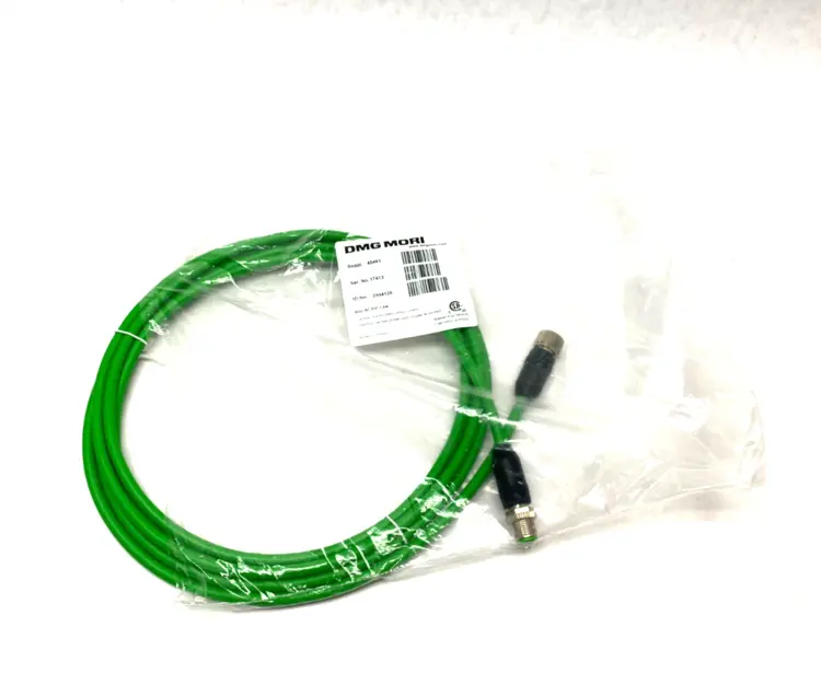 Used DMG MORI DOUBLE ENDED CONNECTION CORDSET 45493 Cable & Wire | Maverick Industrial Sales #1105282