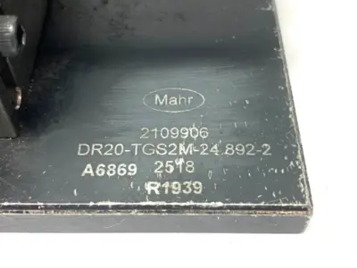 Used MAHR DIMENSIONAIR 2-JET AIR RING GAUGE W/ GUIDE CHUTES & BASE PLATE Air Gages Michigan US | Maverick Industrial Sales #1123062