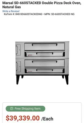 Used MARSAL _UNKNOWN_ Ovens Ohio US | Palm Beach Restaurant Equipment, LLC #1421301