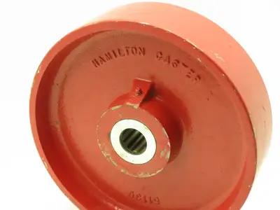 Hamilton W-1130-M Cast Iron Steel Caster Wheel 11"x 3"W x 1-1/4" Bore 51130