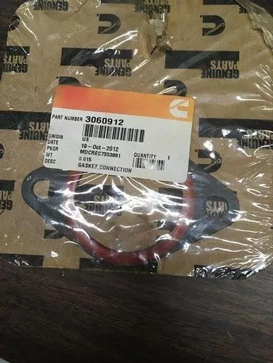 Used CUMMINS CONNECTION GASKET - 3060912 Engine Parts & Accessories Pennsylvania US | East West Machinery & Drilling #1416455