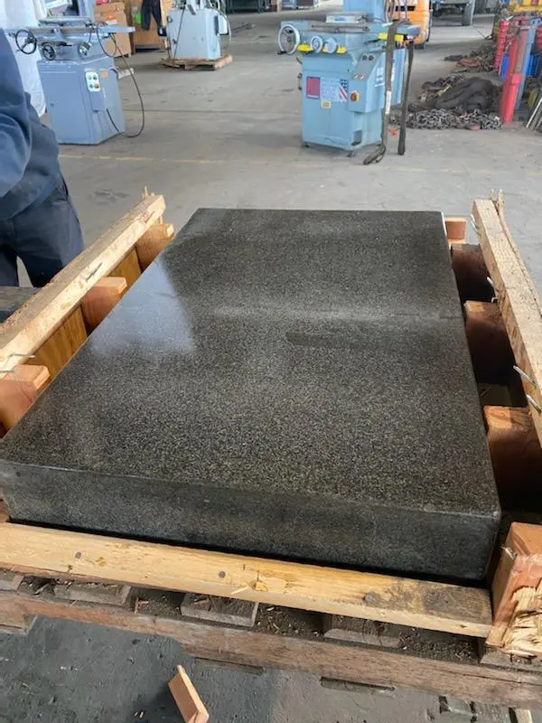 24" X 36" X 6" GRANITE SURFACE PLATE. STOCK # 1160420