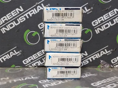 Lot of 5 NTN 6202LLUC3/EM Radial / Deep Groove Roller Bearings L627 New NIB